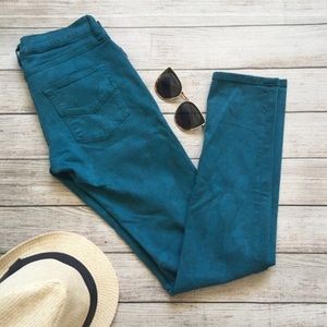 Zadig & Voltaire Darkside Teal Skinny Jeans